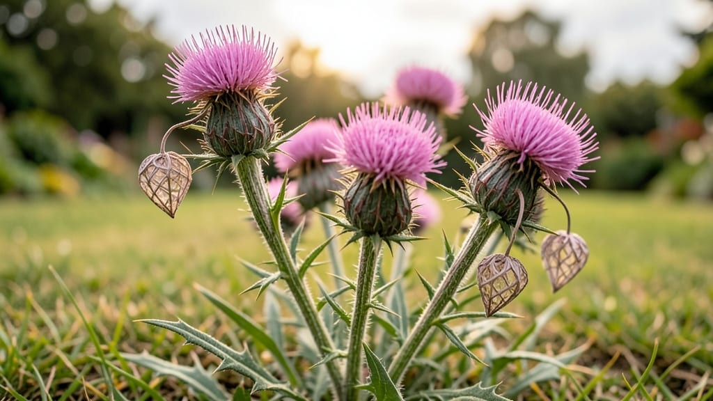 Russian Thistle Balloon Flower