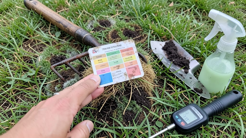 Dark Green Spots in Lawn: Fungal Fix With Copper Spray Cure