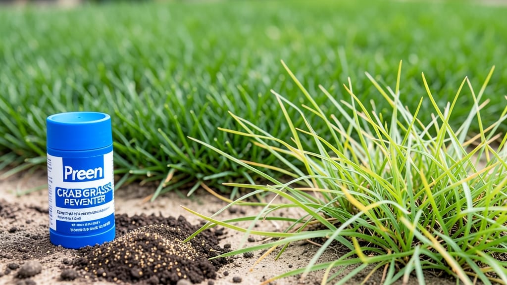 Preen Lawn Crabgrass Preventer: Year-Round Barrier Against Weeds