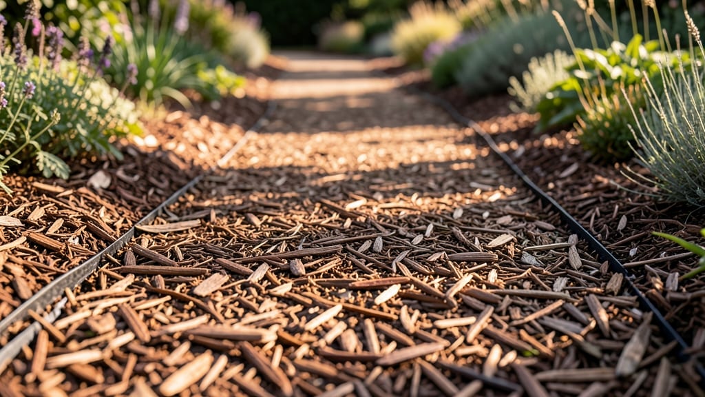 Mulch and Wood Chip Pathways