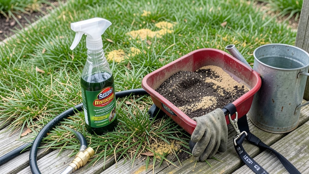 How to Prevent Dog Urine Spots on Lawn: Vinegar and Baking Soda Revival Trick