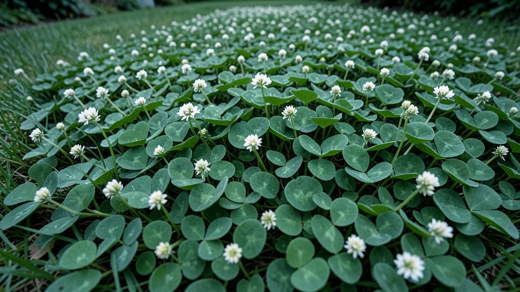 Low-Growing Triplets: White Dutch Clover