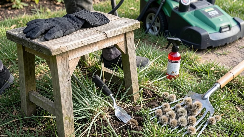 How to Get Rid of Grass Burrs in Lawn: Precision Pulling for Thatch-Free Lawns