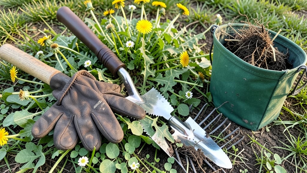 Sticker Weeds in Lawn: Precision Pulling Without the Backache