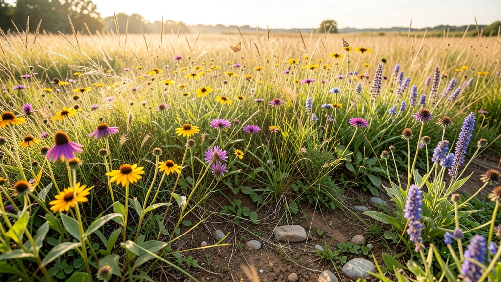 Native Wildflower Meadows for Pollinators