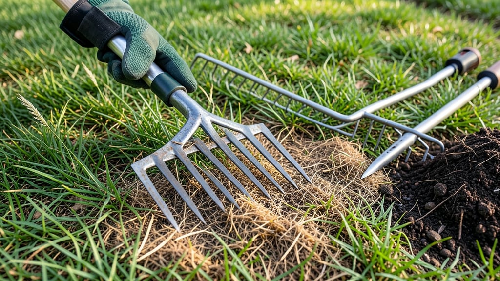 Best Way to Dethatch a Lawn: Precision Rake Technique for Thatch-Free Grass