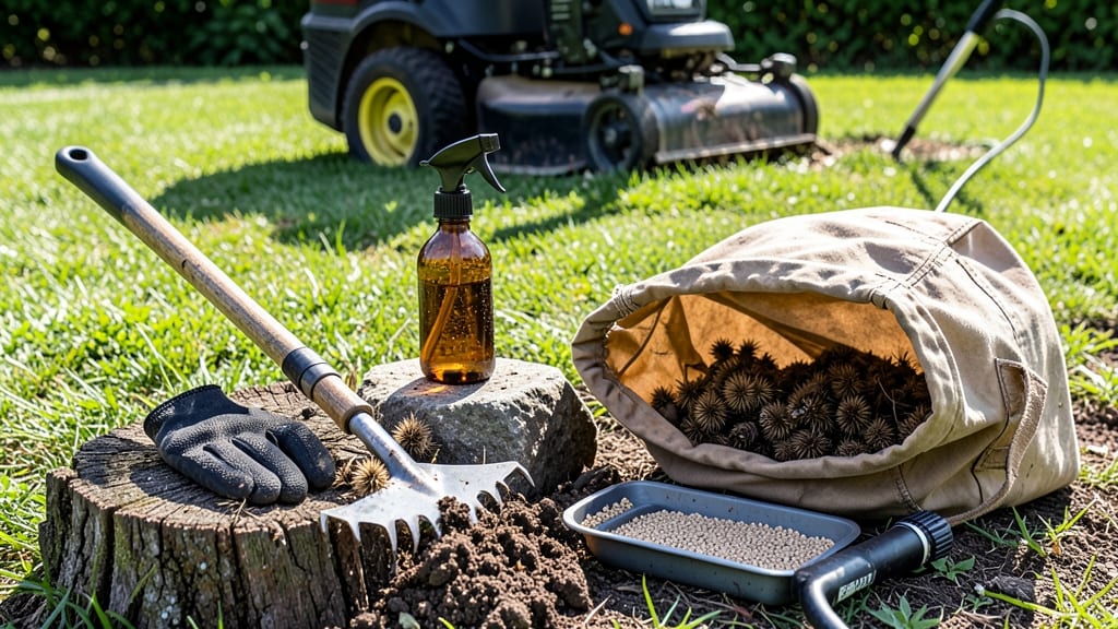 How to Get Rid of Burrs in Lawn: Manual vs Tool Methods Compared