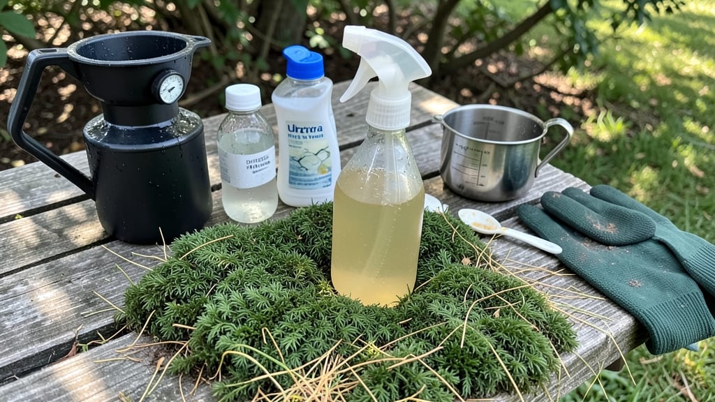 Lawn Moss Killer Homemade: Vinegar-Baking Soda Blend That Works in Hours