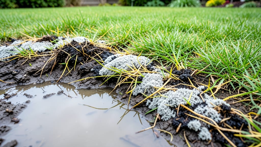 What Does an Overwatered Lawn Look Like?: Soggy Spots, Mushrooms, and Yellowing Grass