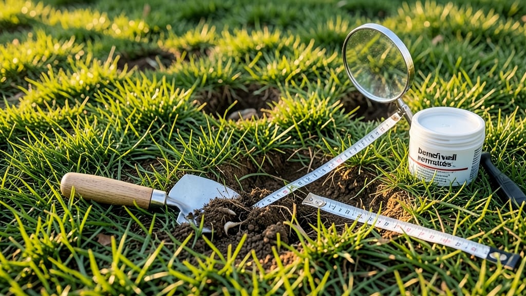 Round Holes in Lawn: Quick-Fix Repair for Uneven Turf Patches