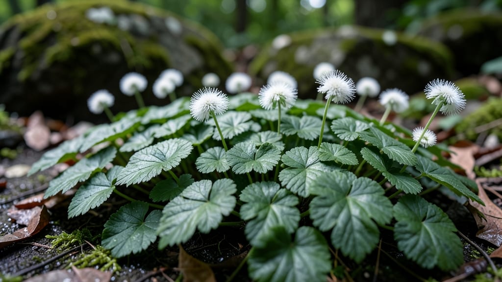 Foamflower (Tiarella cordifolia)