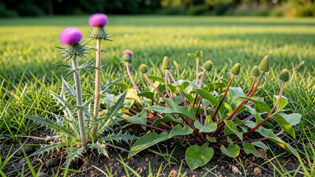 Prickly Weeds in Lawn: Eradicate in 3 Days With Vinegar Trick