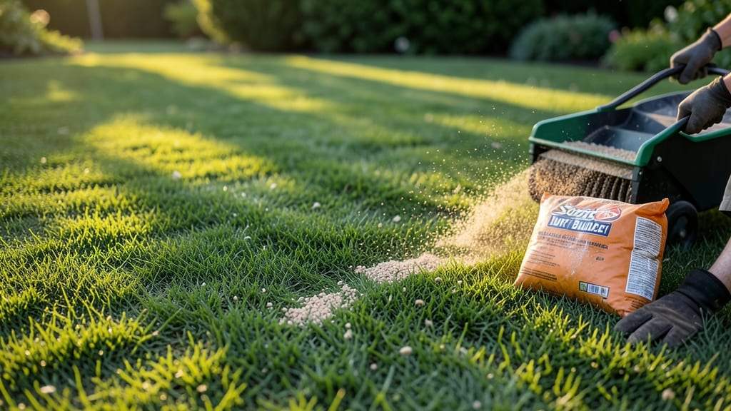 Nitrogen-Rich Lawn Fertilizer: Precision Boost for Deep Root Feeding